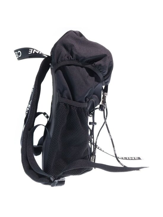 Celine Trekking Backpack Black Nylon Silver